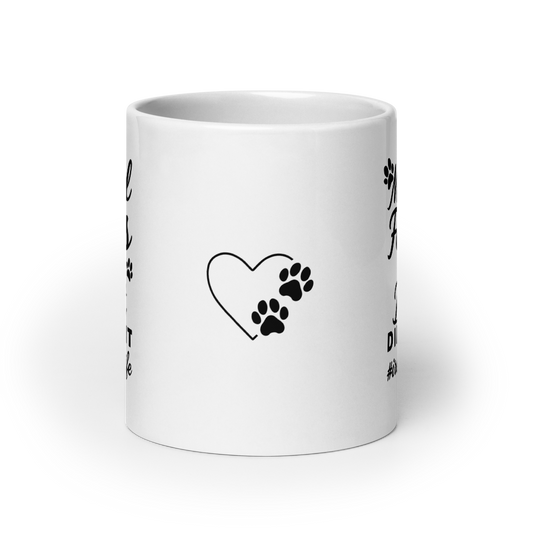 Rescue life: Medical Foster Hero XL Double sided White Mug w heart